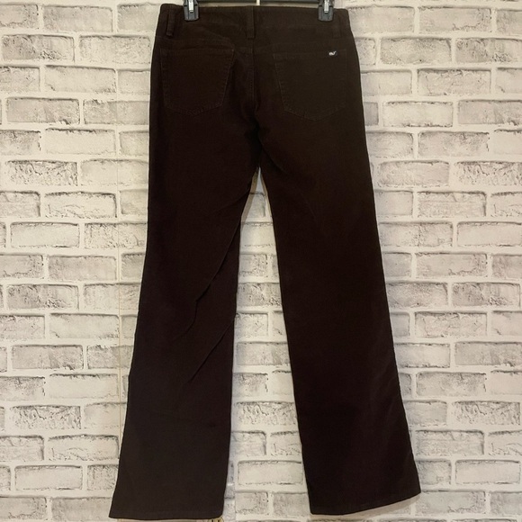 Women’s Vineyard Vines brown straight cut corduroy pants Size 2 - Picture 2 of 4